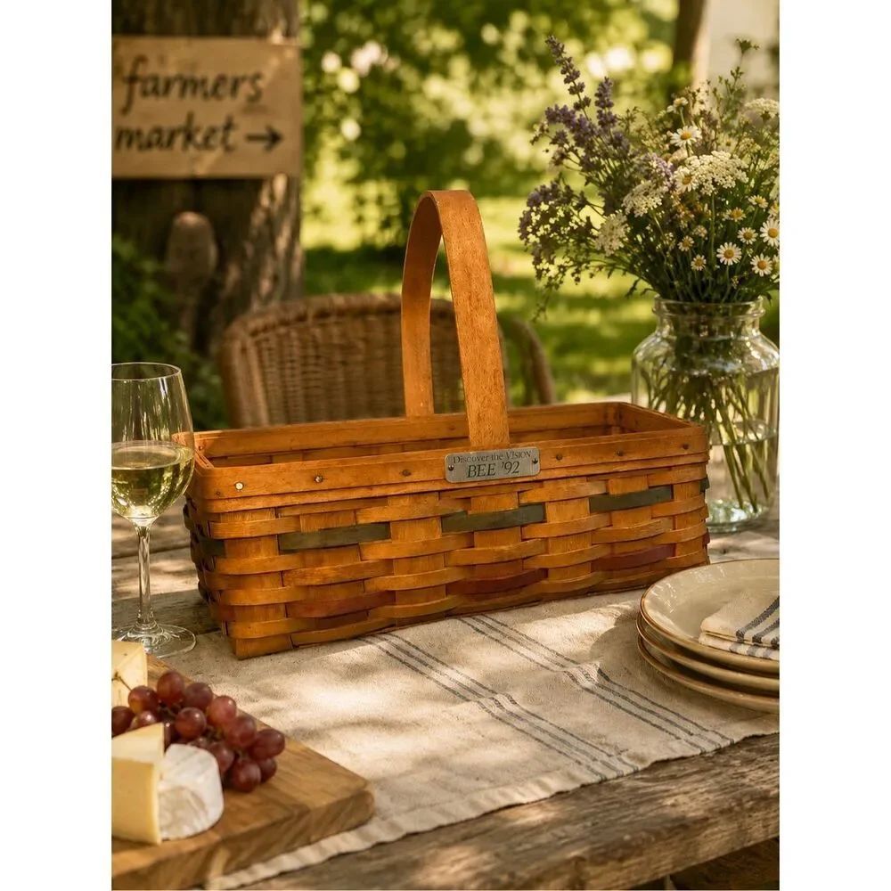 Vintage 1992 Longaberger Discover the Vision BEE '92 Basket Gathering USA
